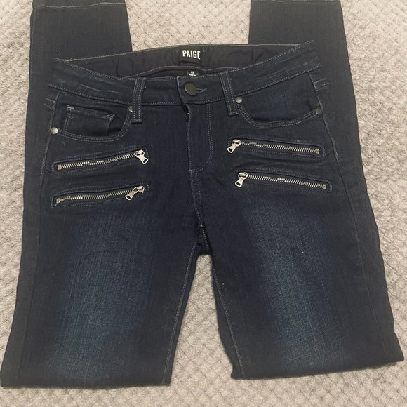 PAIGE EDGEMONT TWIGHLIGHT SKINNY JEANS NWOT - Picture 3 of 7